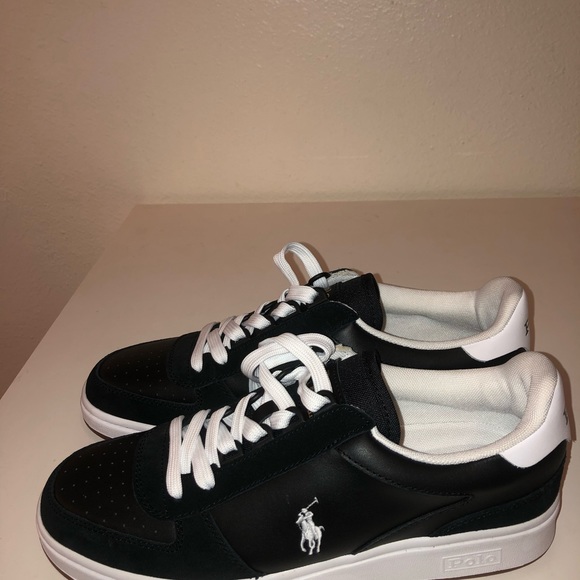 Man's Sneakers & Athletic Shoes Polo Ralph Lauren Court Low-Top Sneaker Size 8 - Picture 2 of 6